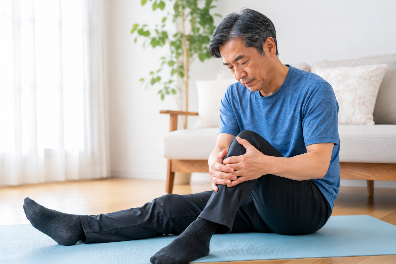 変形性膝関節症の自宅でできるリハビリ方法｜悪化につながる注意点も解説