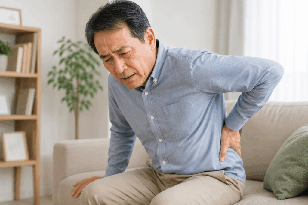 圧迫骨折の代表的な症状5つ｜背中が痛い・身長が縮むは危険信号？